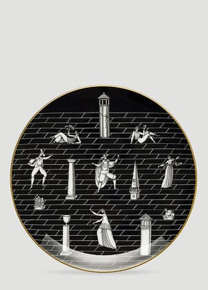 Ginori 1735 Passeggiata Archeologica Plate Black wps0644414
