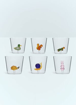 Ichendorf Milano Set of Six Animal Farm Tumblers Multicolour wps0691178