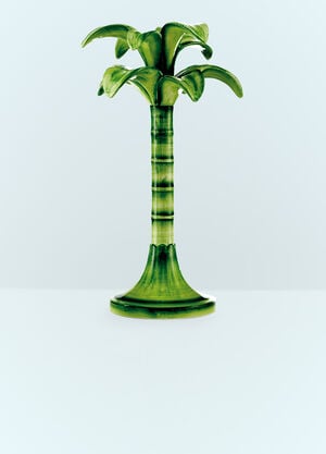 Les Ottomans Large Palm Candleholder Green wps0691231