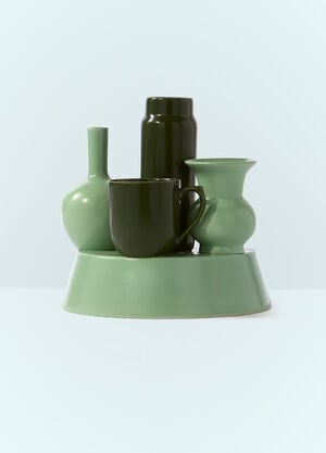 POLSPOTTEN Hong Kong Vase Dark Green wps0691480