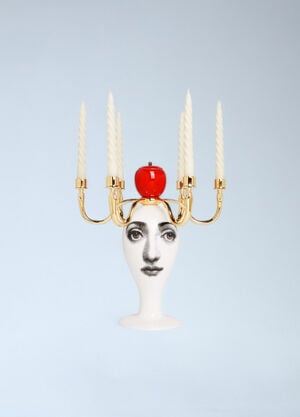 Fornasetti Sul Tardi Candelabra With Candle Multicolour wps0691832