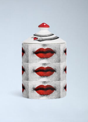 Fornasetti Small Se Poi Bocche Candle Multicolour wps0691906
