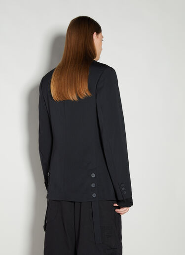 스트래피 벨트 재킷 Yohji Yamamoto 스트래피 벨트 재킷 블랙 yoy0154004