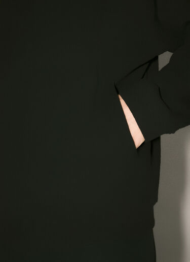 개방형 앞면 후드티셔츠 Yohji Yamamoto 개방형 앞면 후드티셔츠 블랙 yoy0158011