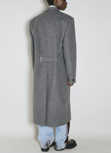 Y Belt Brushed Wool Coat Y/Project Y Belt Brushed Wool Coat Grey ypr0153001