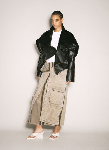 Collapsed Shoulder Jacket Y/Project Collapsed Shoulder Jacket Brown ypr0258008
