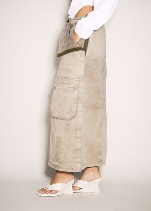 Y/Project Cargo Maxi Skirt Beige ypr0258011