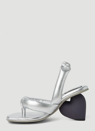 Love High Heel Sandals Yume Yume Love High Heel Sandals Silver yum0251001