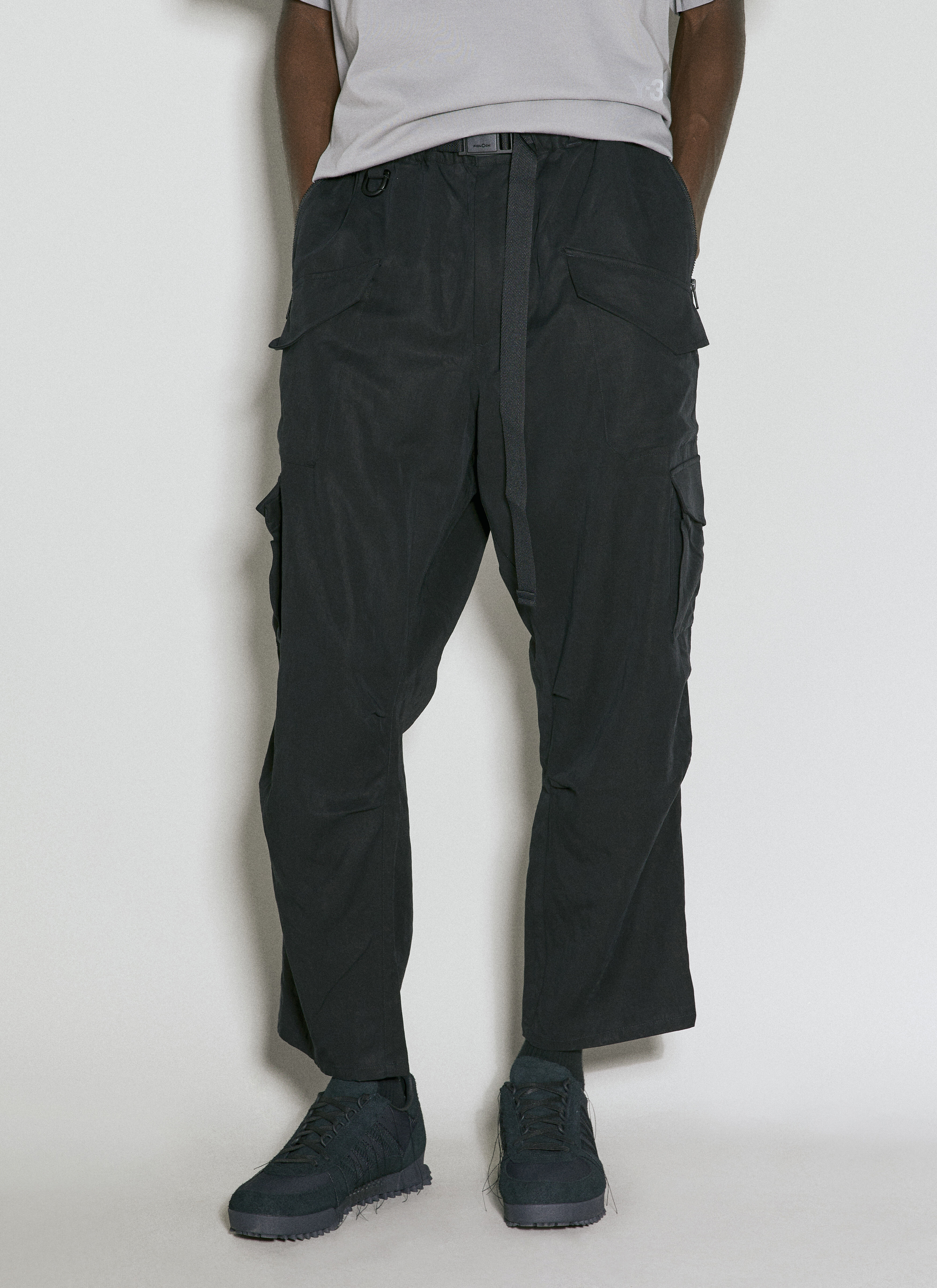 Y-3 Binding Cargo track pants - Black - Men | DP0531 | thebs.com