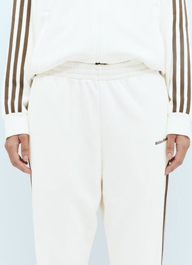 로고 자수 트랙 팬츠 adidas by Wales Bonner 로고 자수 트랙 팬츠 화이트 awb0354011