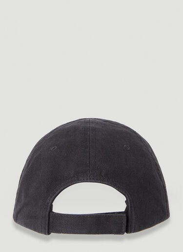 Website 穿孔棒球帽 Balenciaga Website 穿孔棒球帽 黑色 bal0353005