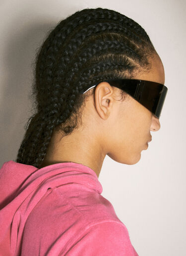 Balenciaga Panther 眼罩型太阳镜  黑 bcs0357001