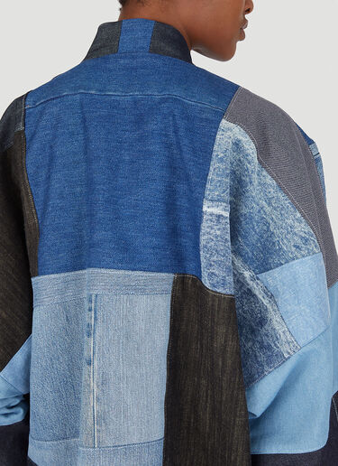 DRx FARMAxY FOR LN-CC x LEVI'S 드롭 6 패치워크 기모노 재킷 블루 dfl0347001