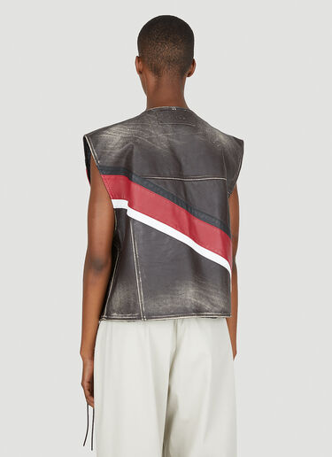 Eytys Harper Graphic Vintage Sleeveless Jacket Black eyt0352004
