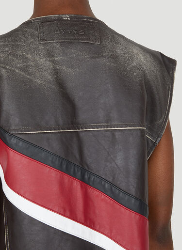 Harper Graphic Vintage Sleeveless Jacket Eytys Harper Graphic Vintage Sleeveless Jacket Black eyt0352004