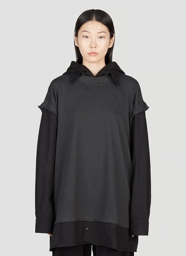 经典有领运动衫 MM6 Maison Margiela 经典有领运动衫 黑色 mmm0353007