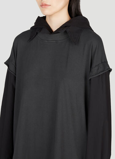 MM6 Maison Margiela 经典有领运动衫 黑色 mmm0353007