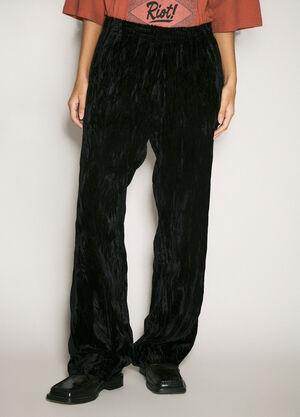 Martine Rose Wide-Leg Track Pants Black mtr0358003