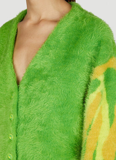 Sky High Farm Workwear Quil Lemons Cardigan Green skh0352006