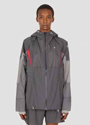 SLAM JAM Transformable Windbreaker Jacket Grey slj0349003