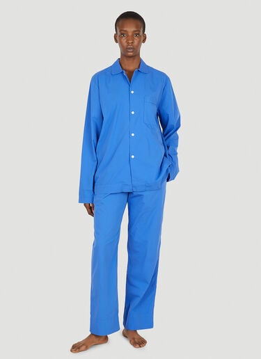 Classic Pyjama Shirt Tekla Classic Pyjama Shirt Blue tek0351019