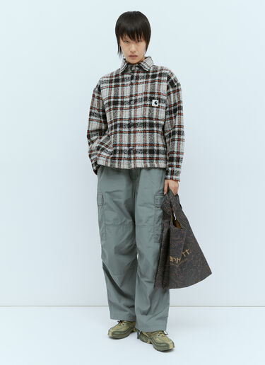 Carhartt WIP 佩斯利可收纳手提袋 酒红 wip0354003