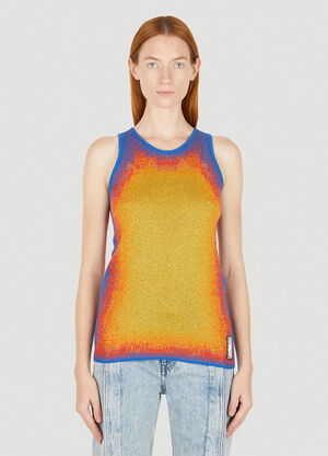 Y/Project Gradient Knit Tank Top Orange ypr0349008