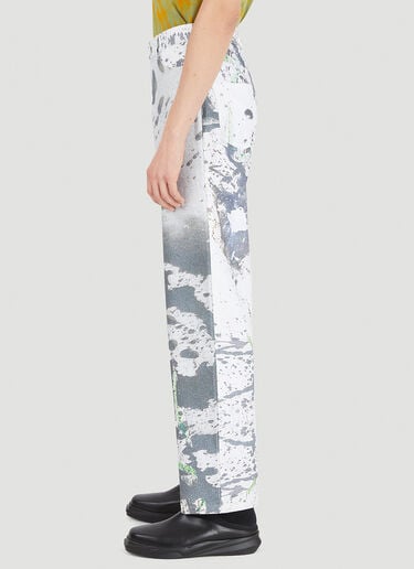 Splatter Print Pants Alive & More Splatter Print Pants White aam0146010