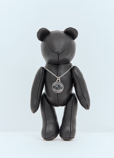 A BATHING APE® Leather Bear Doll Black aba0357002