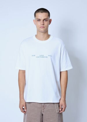 ACMH x Love International Logo Motif T-Shirt White acl0162001