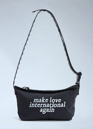ACMH x Love International Logo Motif Crossbody Bag Black acl0162006