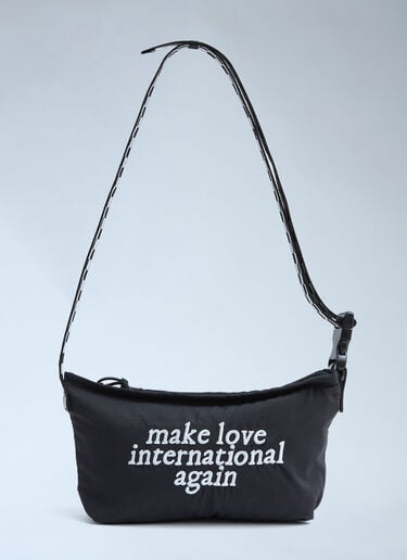 ACMH x Love International Logo Motif Crossbody Bag Black acl0162006