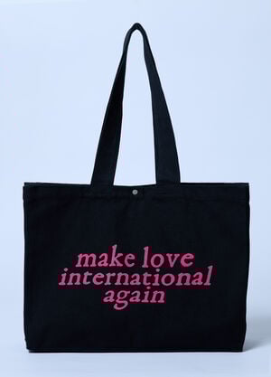 ACMH x Love International Logo Motif Tote Bag Black acl0162008