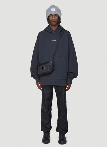Acne Studios Logo Hooded Sweatshirt Black acn0142032