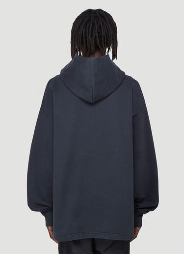 Acne Studios Logo Hooded Sweatshirt Black acn0142032