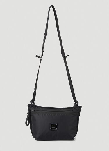 Acne Studios 페이스 플라크 크로스바디 백 블랙 acn0147035