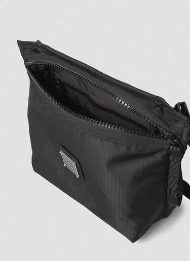 Acne Studios 페이스 플라크 크로스바디 백 블랙 acn0147035