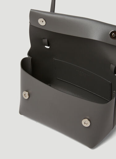 Knot Strap Small Shoulder Bag Acne Studios Knot Strap Small Shoulder Bag Dark Grey acn0150092