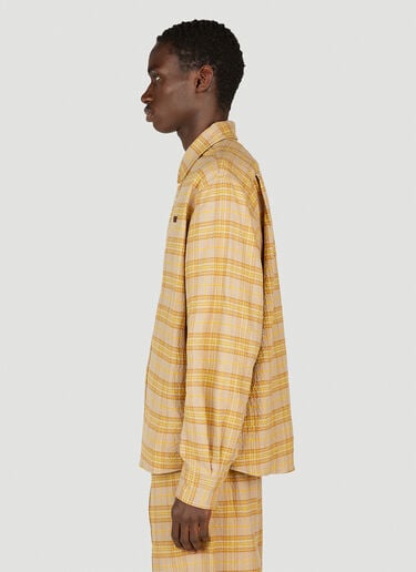 格纹衬衫 Acne Studios 格纹衬衫 黄色 acn0151015