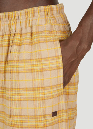 Check Pants Acne Studios Check Pants Yellow acn0151021
