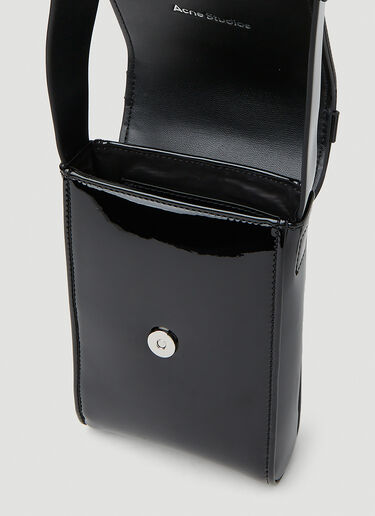 Face Plaque Mini Crossbody Bag Acne Studios Face Plaque Mini Crossbody Bag Black acn0151037
