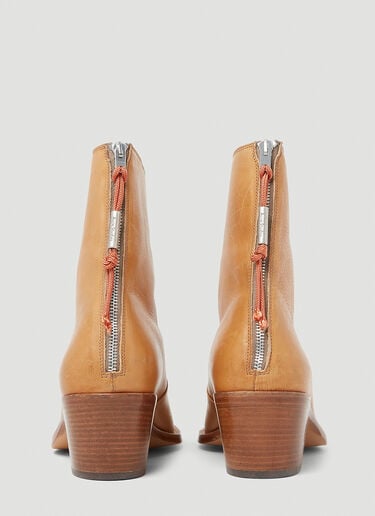Stacked Heel Boots Acne Studios Stacked Heel Boots Brown acn0152027