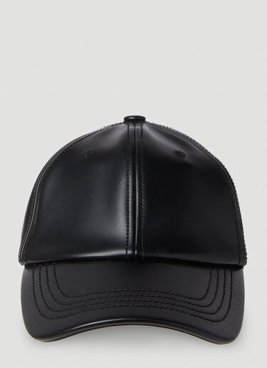 Faux Leather Baseball Cap Acne Studios Faux Leather Baseball Cap Black acn0152038