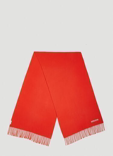 徽标贴饰围巾 Acne Studios 徽标贴饰围巾 红色 acn0152049