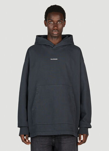 Acne Studios 徽标连帽运动衫 黑色 acn0153010