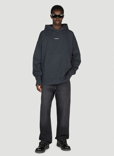 Acne Studios 徽标连帽运动衫 黑色 acn0153010
