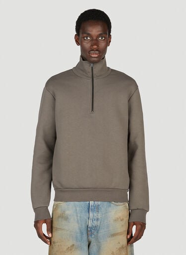지퍼 프런트 스웨트셔츠 Acne Studios 지퍼 프런트 스웨트셔츠 그레이 acn0153020