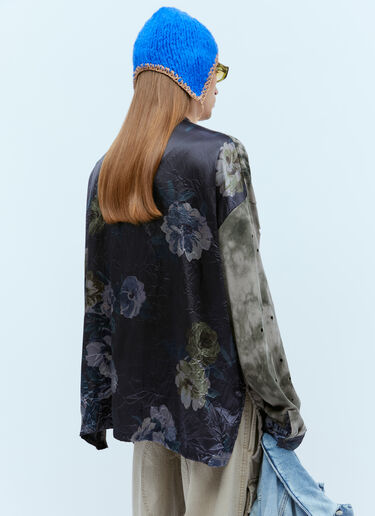 디스트레스드 패널 디자인 티셔츠 Acne Studios 디스트레스드 패널 디자인 티셔츠 그레이 acn0154017