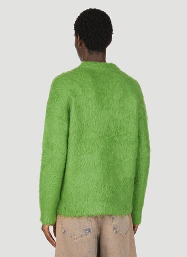 Fuzzy Knit Sweater Acne Studios Fuzzy Knit Sweater Green acn0154023
