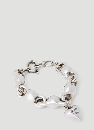 Acne Studios Charm Bracelet Silver acn0154037